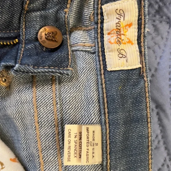 Frankie B. Low-rise, Blue Boot Cut Jeans Size 2 - Picture 9 of 13